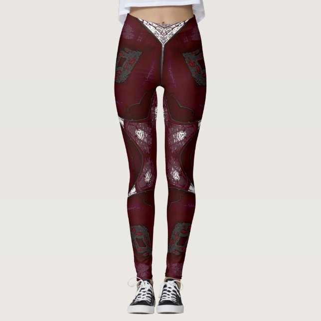 Leggings Lèvres Fleur Prem Mandal (Devant)