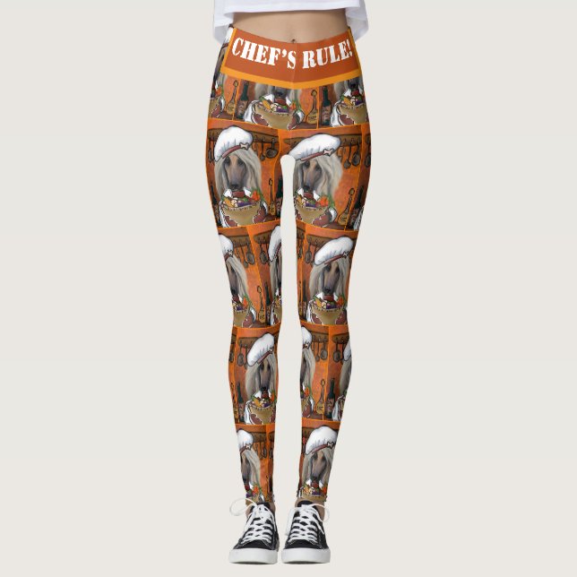 Leggings Lévrier Afghan        (Devant)