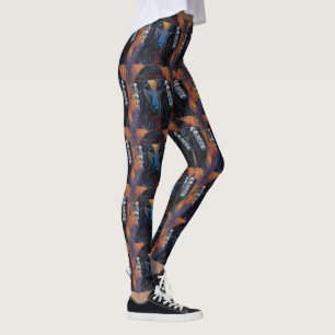 Leggings Lévrier afghan  Art du Sud-Ouest