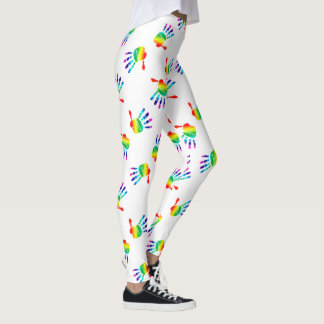 Leggings LGBTQ+ Main arc-en-ciel