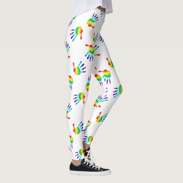 Leggings LGBTQ+ Main arc-en-ciel (Droite)