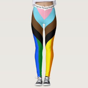 Leggings LGBTQ & Pride - Arc-en-ciel - Progrès des pattes