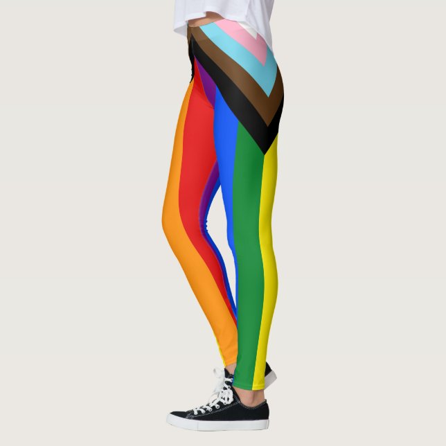Leggings LGBTQ & Pride - Drapeau de la progression (Gauche)