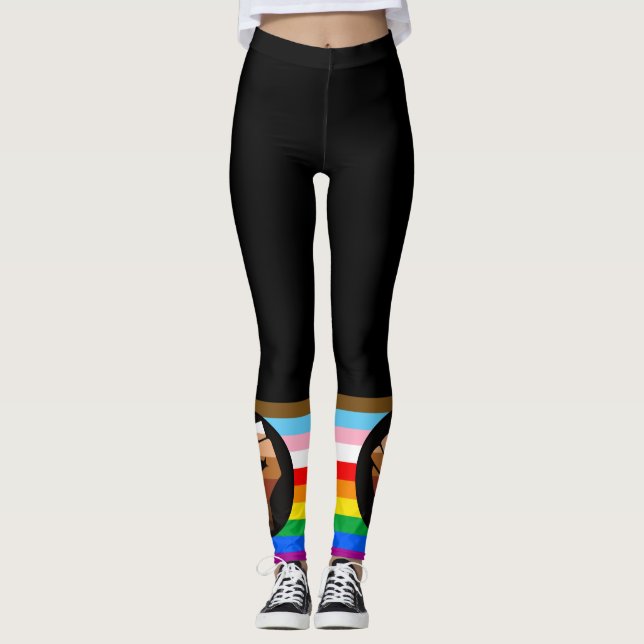 Leggings LGBTQ+ Progrès PDC Pride Indicateur (Devant)