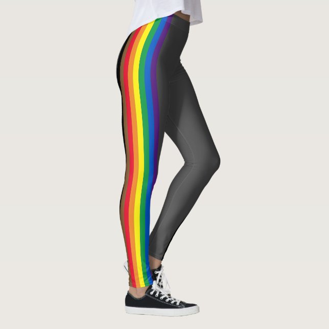 Leggings Lgbtq rainbow stripes gay philly orgueil drapeau g (Droite)