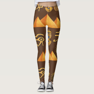 Leggings L'héritage de Pharaon : Motifs égyptiens antiques