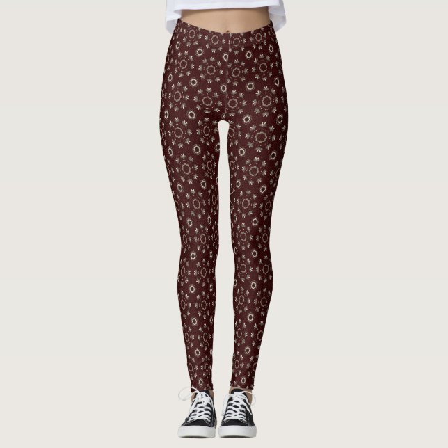 Leggings Licence de café Floral Kaboul (Devant)