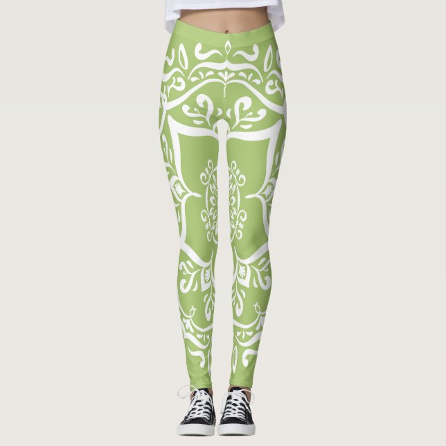 Leggings Lichen Mandala (Devant)