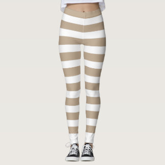 Leggings Ligne beige