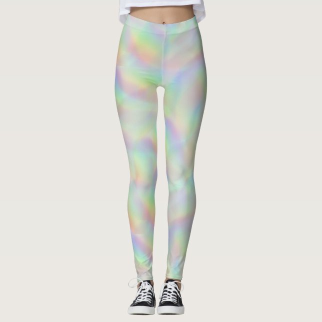 Leggings lignes arc-en-ciel (Devant)