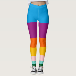 Leggings Lignes colorées