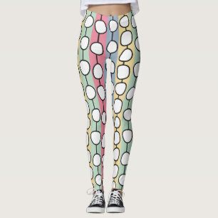 Leggings Lignes colorées Pastel MCM