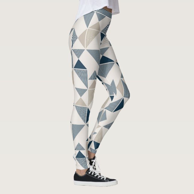 Leggings Lignes de tirets triangles (Droite)