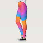 Leggings Lignes tracées à la main Ondes rayées colorées<br><div class="desc">J'espère que vous aimez ce design amusant. Customisez-le avec votre propre texte. Et regardez ma boutique pour trouver des articles correspondants comme des chemises, des serviettes, du papier d'emballage, des cartes et plus ! Si vous voulez quelque chose de personnalisé, s'il vous plaît laissez-moi une note. Merci de vérifier mes...</div>