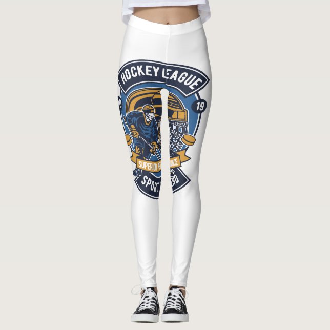 Leggings Ligue de hockey (Devant)