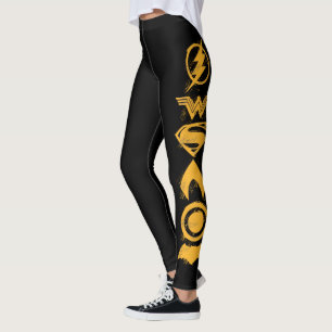 Leggings Ligue de la justice Gamme de symboles d'équipe s