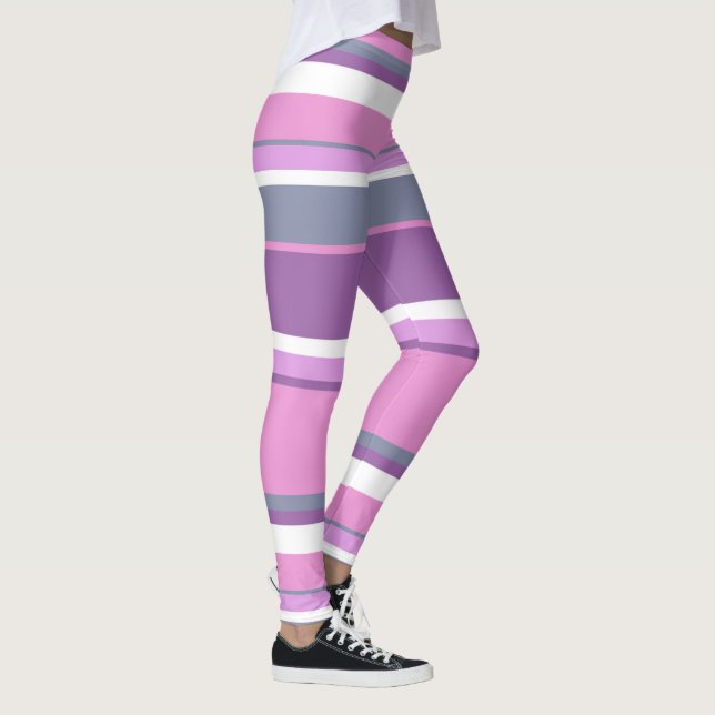 Leggings Lilac rayures (Droite)