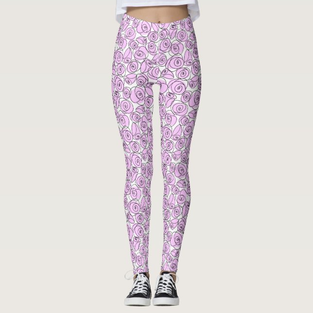 Leggings Lilac rose (Devant)