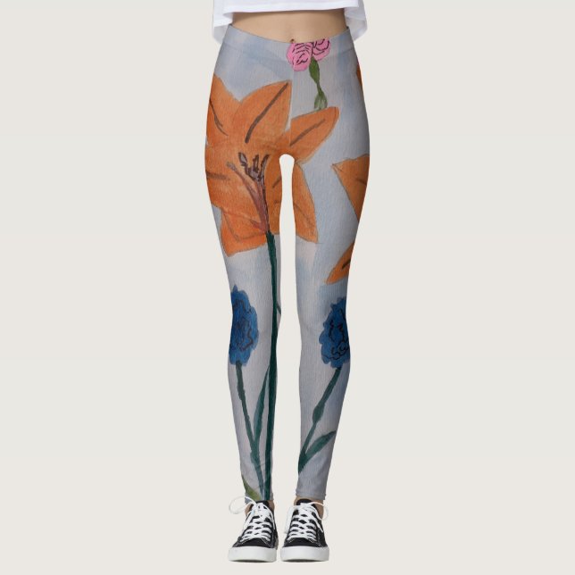 Leggings Lily orange (Devant)