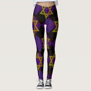 Leggings L'image sur le thème de Hanukkah de SlipperyJoe's 
