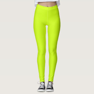 Leggings Lime arctique (couleur unie) 