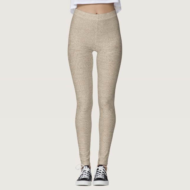 Leggings Lin naturel intemporel (Devant)