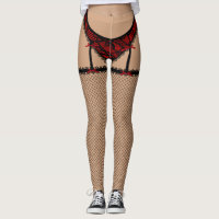 Lingerie noire et rouge (Français coupés)