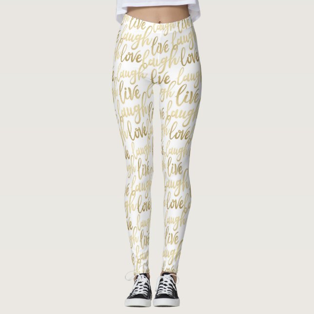 Leggings Live Laugh Love (Devant)