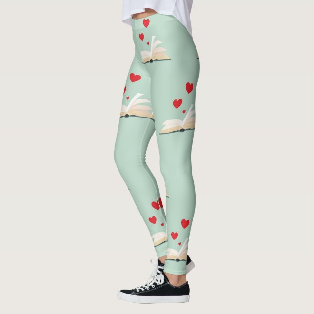 LEGGINGS ***LIVRE ULTIME LOVER'S*** AVEC COEURS (Gauche)