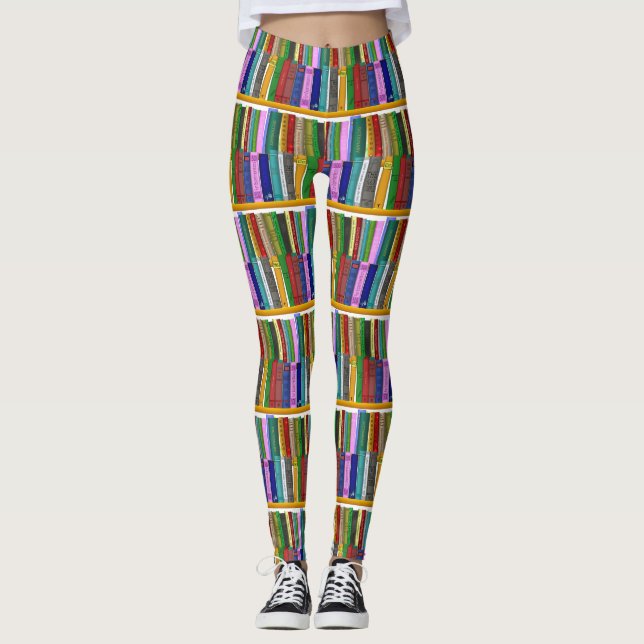 Leggings Livres sur les étagères Thunder_Cove (Devant)