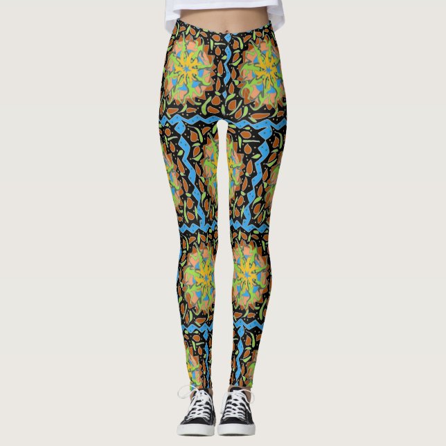 Leggings Lizard Mandala (Devant)