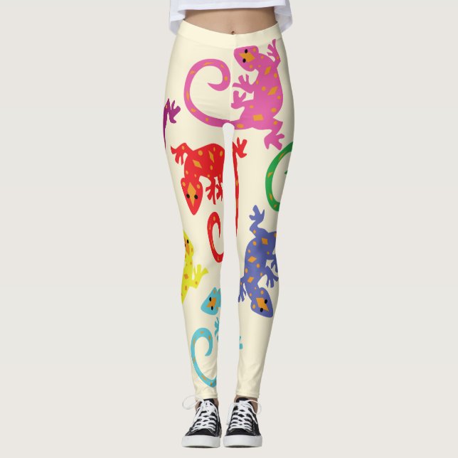 Leggings Lizards colorés (Devant)