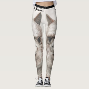Leggings Llama sourit des légendes originales d'exercices 