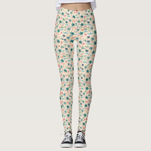 Leggings L'océan est où je vais pour la régénération (Devant)