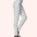 Leggings Logo simple Motif commercial Poudre bleu<br><div class="desc">Logo simple design motif pour favoriser la fidélité de la marque et promouvoir votre petite entreprise. Remplacez le logo par le vôtre et modifiez la couleur arrière - plan dans l'outil de conception pour customiser.</div>