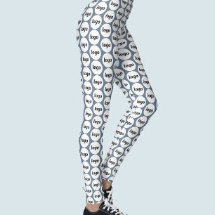 Leggings Logo simple Motif professionnel Dusty Blue