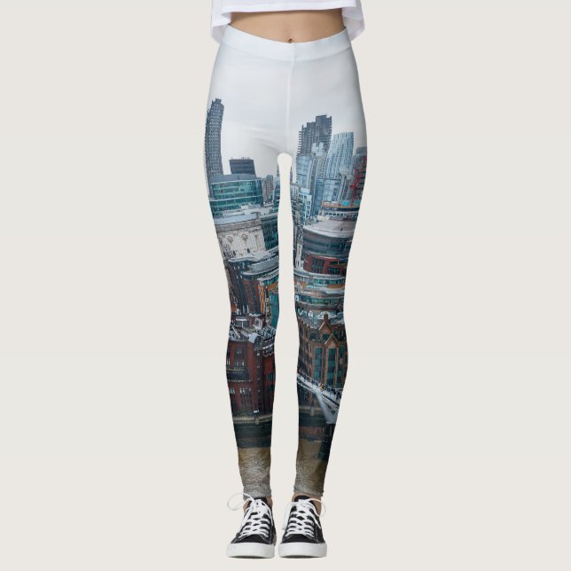 Leggings Londres Skyline : St. Paul's Aerial View (Devant)