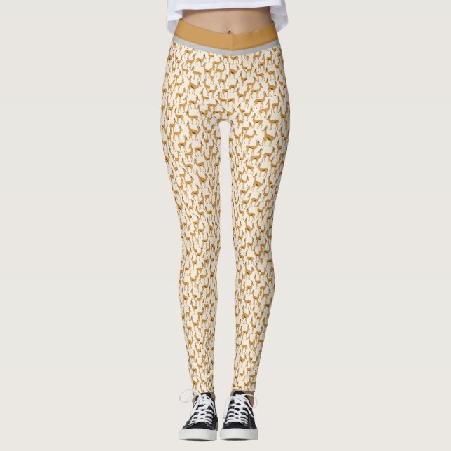 LEGGINGS "LONG GAZELLE PRINT" - ACTIVEWEAR LEGINGS (Devant)