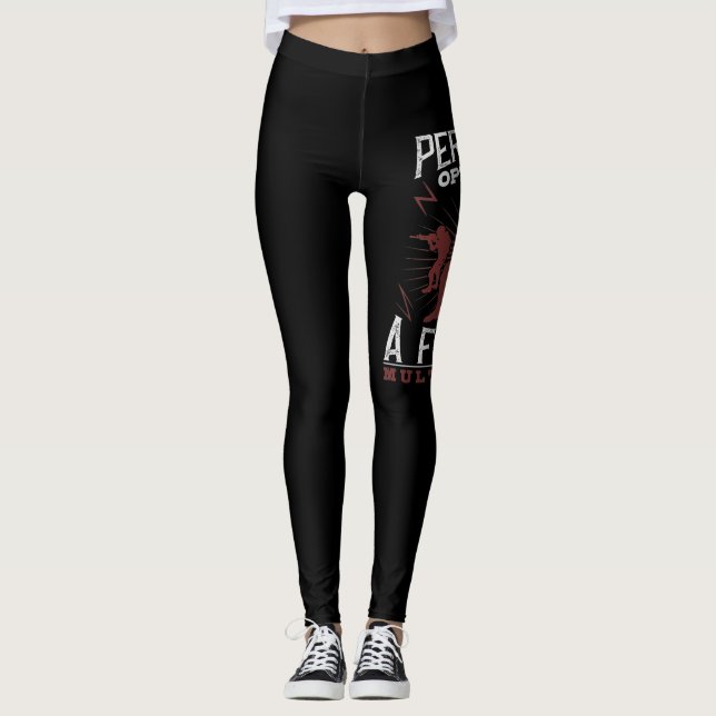 Leggings L'Optimisme Perpétuel Est Un Multiplicateur De For (Devant)