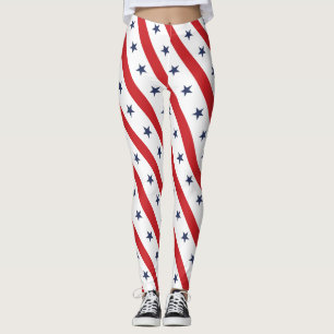 Leggings L'oreiller à lancer White II américain le plus pat