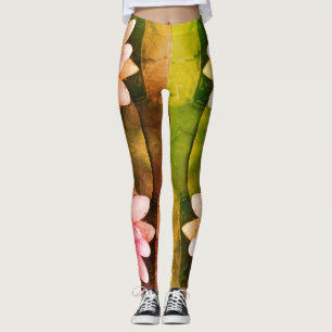 Leggings Lotus fleurs floraison Legs