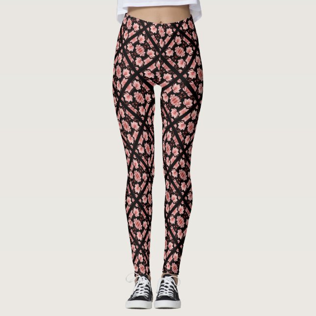 Leggings Lotus Rose Classique (Devant)
