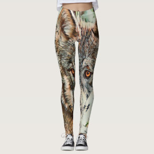 Leggings loup cinglé