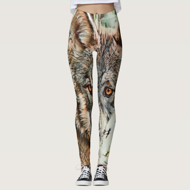 Leggings loup cinglé (Devant)