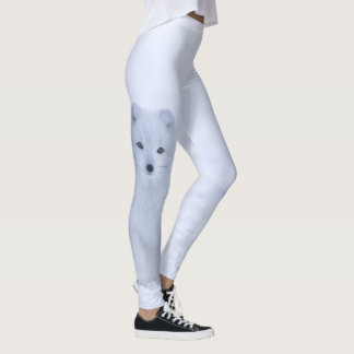 Leggings Loup de neige