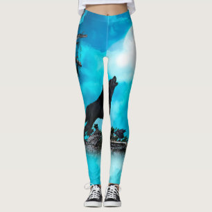 Leggings Loup impressionnant