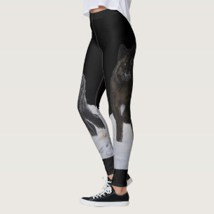 Leggings Loup noir