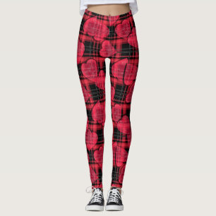 Leggings Love plaid