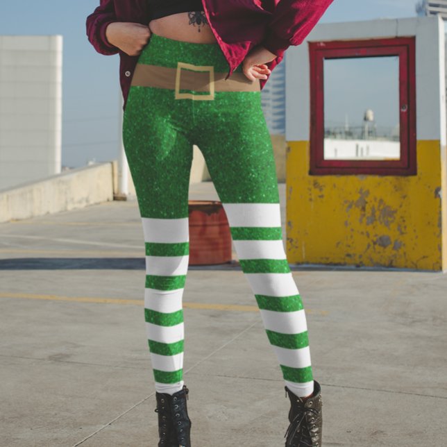 Leggings Lucky Green Parties scintillant Leprechaun St. Pat (Créateur téléchargé)
