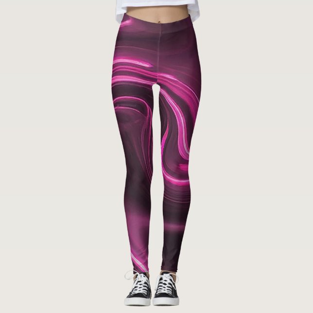 Leggings Lueur néon (Devant)